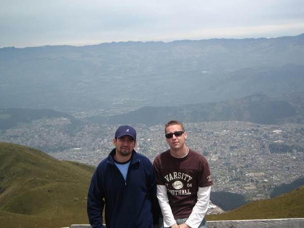 on top of quito