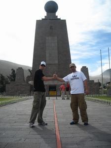 at the equator