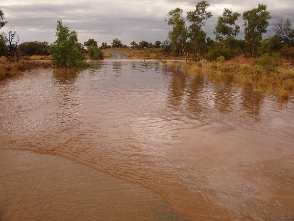The flooded King's Creek
