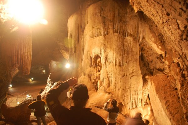 Inside Wellington Caves