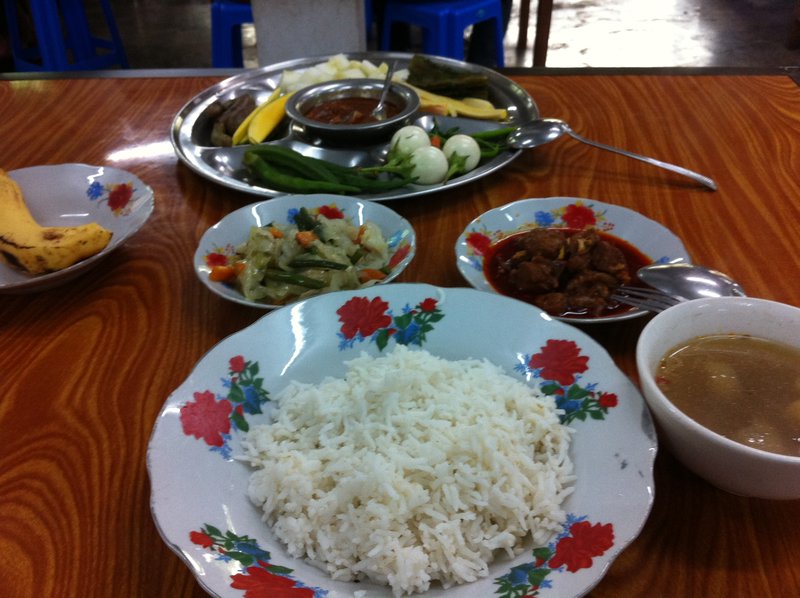 First Real Burmese Meal