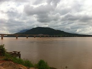 Japanese Bridge Across The Mekong