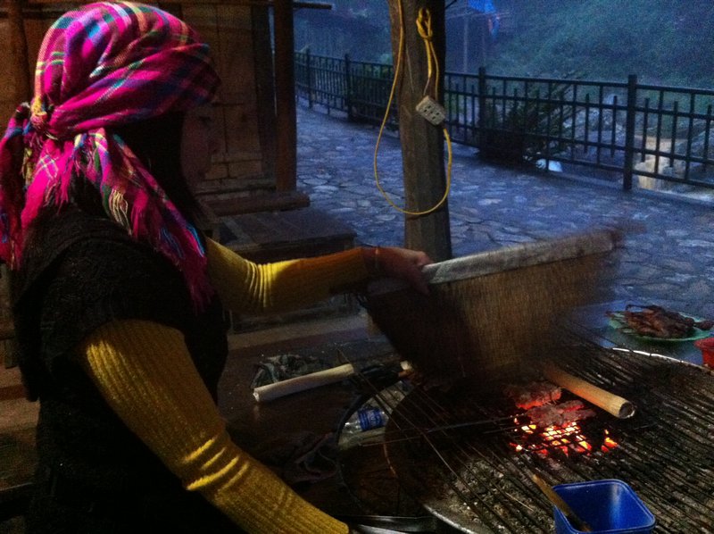 Hmong BBQ Woman