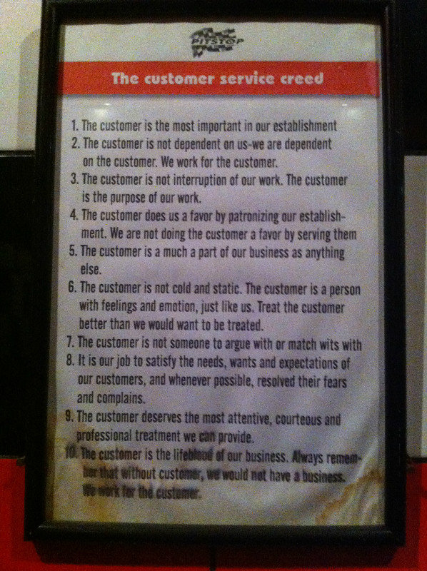 Customer Creed