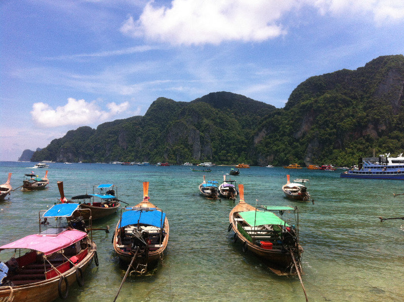 Ubiquitous Longtail Boats of Southeast Asian Island Paradises