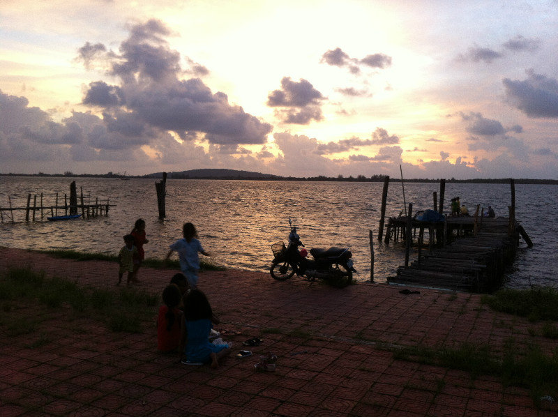 By the river at Koh Kong Town