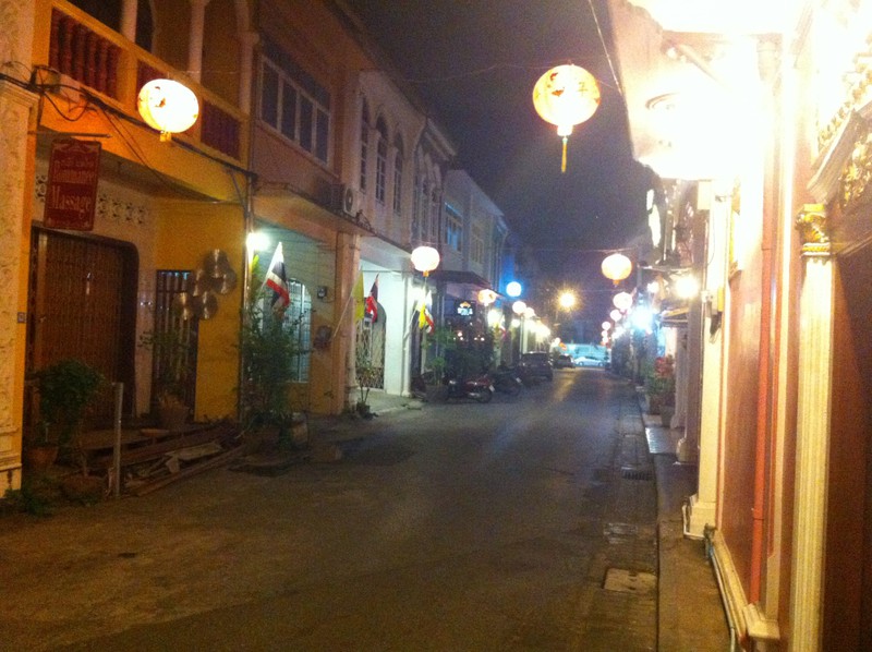 Quiet @ Night in Phuket Old Town