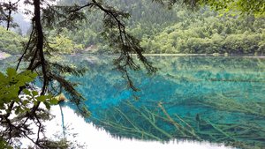 Bluer-than-blue turquoise lakes are par for Jiuzhaigou