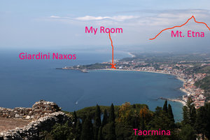 View of Giardini Naxos