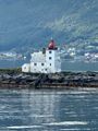 Lighthouse that guards this fjord