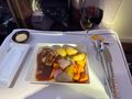 Pork fillet for me for lunch in the plane. 
