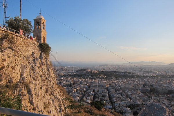 Lycabettus Hill view