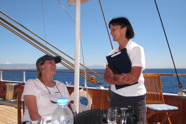 cruise director Lisa