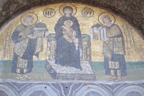mosiac in the Hagia Sophia