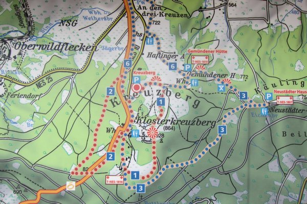 map of Kreuzberg area