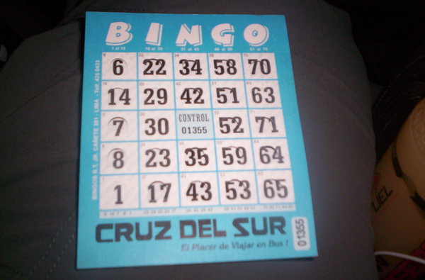 Bingo on the bus!