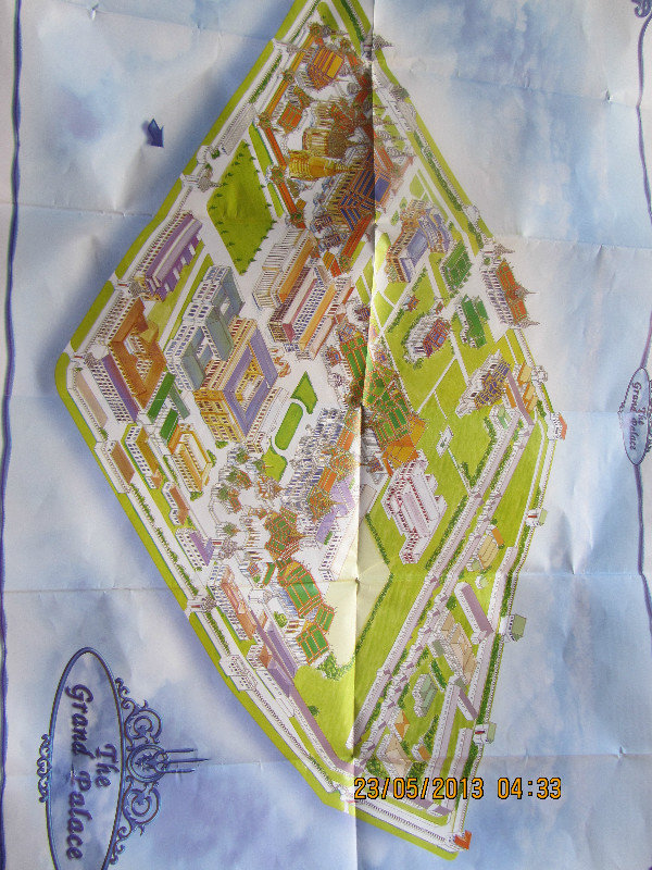 map of the Grand Palace site