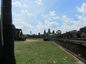 looking back towards Angkor Wat