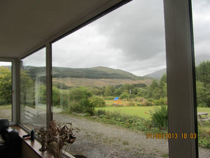 view from the B&B just outside Crainlarach