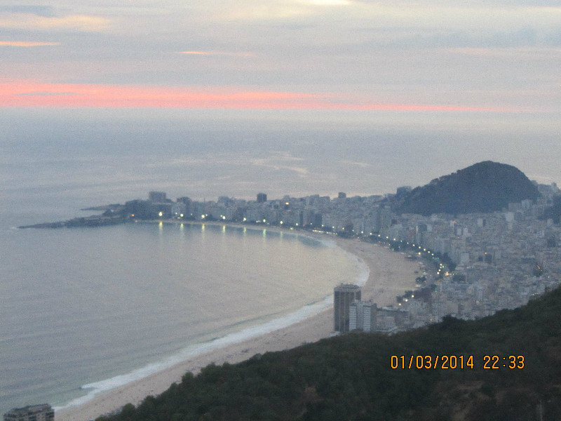 Copacabana sunset