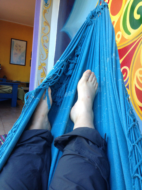 final chill out on the hammock!