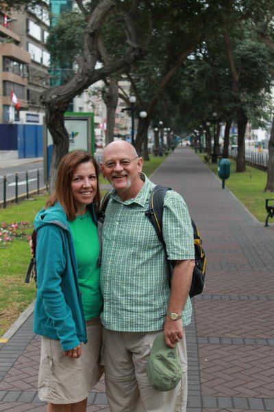 Gail and Olin in Lima