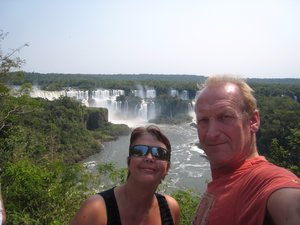 The Brazilian side of the water  falls 