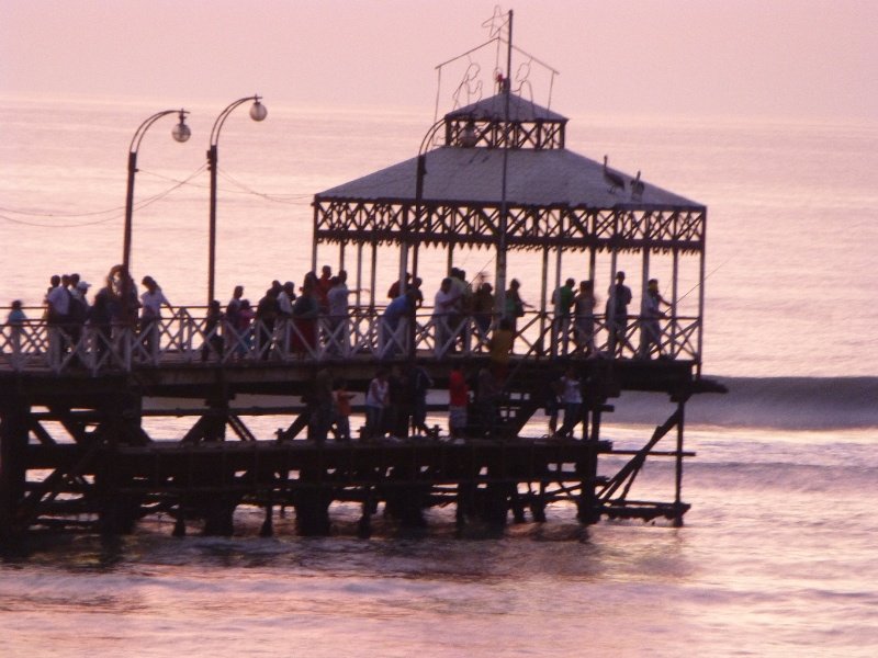 The end of Huanchaco pier 