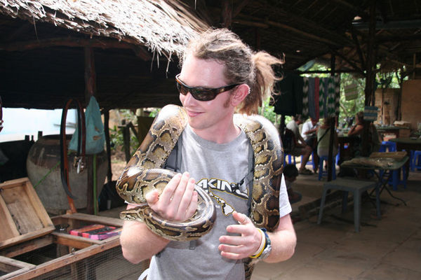 Me and a BIG snake