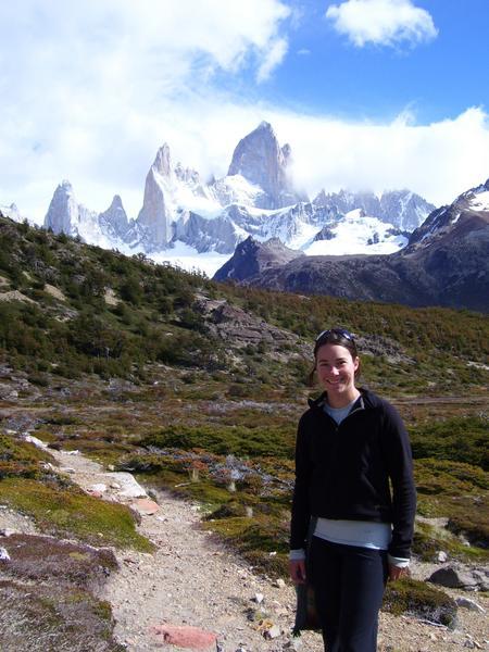 Crystal and the mighty Fitz Roy