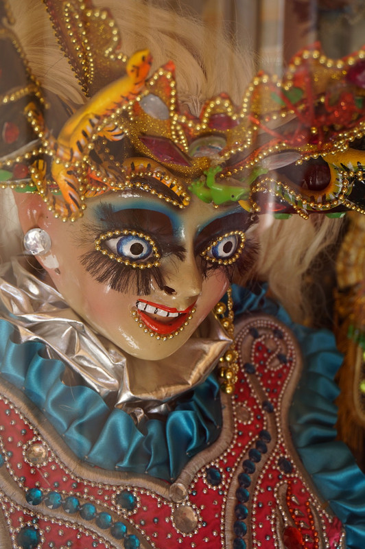 Oruro carnaval masks and dresses