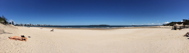 Perfect beach day at Punta del Este
