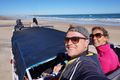 On our way to Cabo Polonio by 4WD truck over the beach