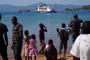 MV Ilala crossing Malawi lake