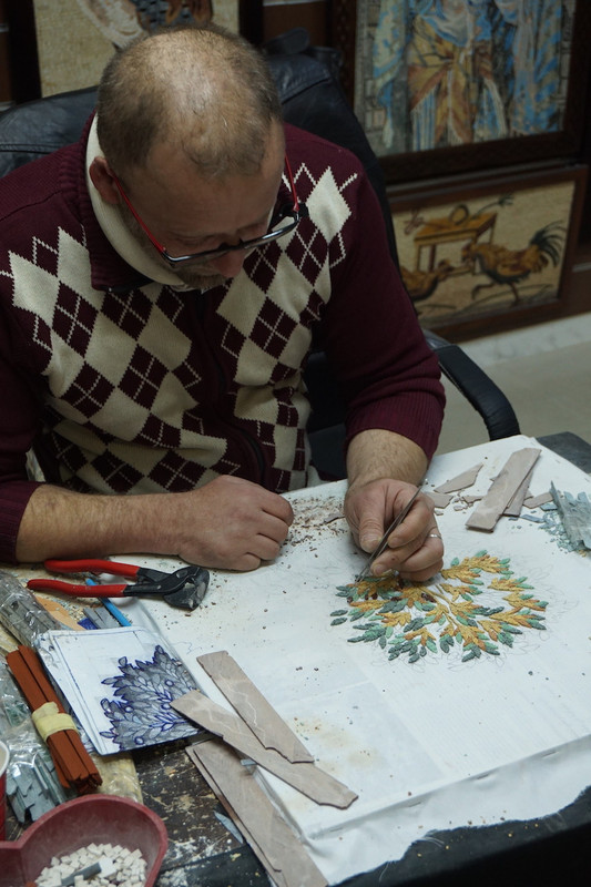 Mosaic making