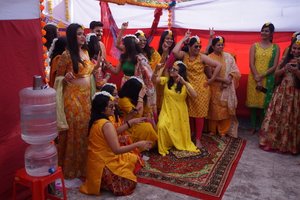 Haldi - turmeric ceremony
