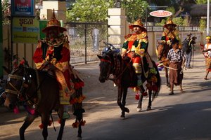 Procession in Bagan