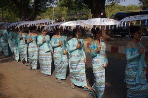 Procession in Bagan