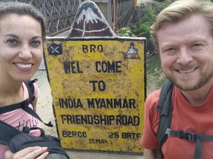 Overland border crossing into Myanmar from India