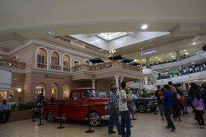 One of the malls, built around an old mansion, with now a Starbucks store in the mansion