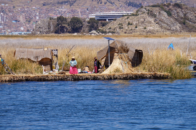 Titikaka lake and Uros floating islands