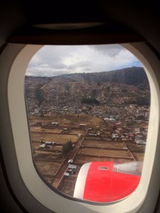 Flying in to Cusco