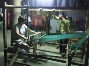 Making some clothes in Mai Chau