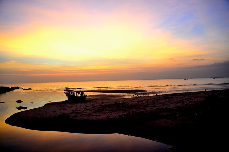 Sunset over Sihanoukville