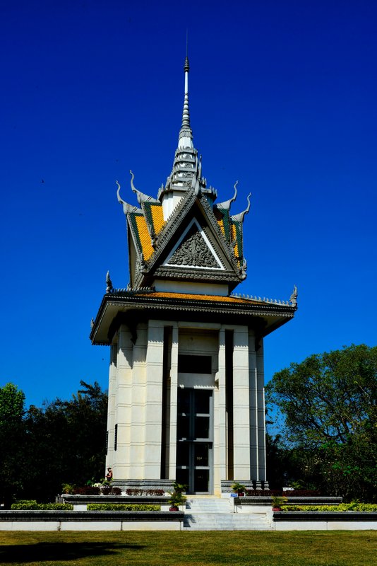 The commemorative stupa