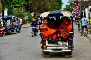Monks on route