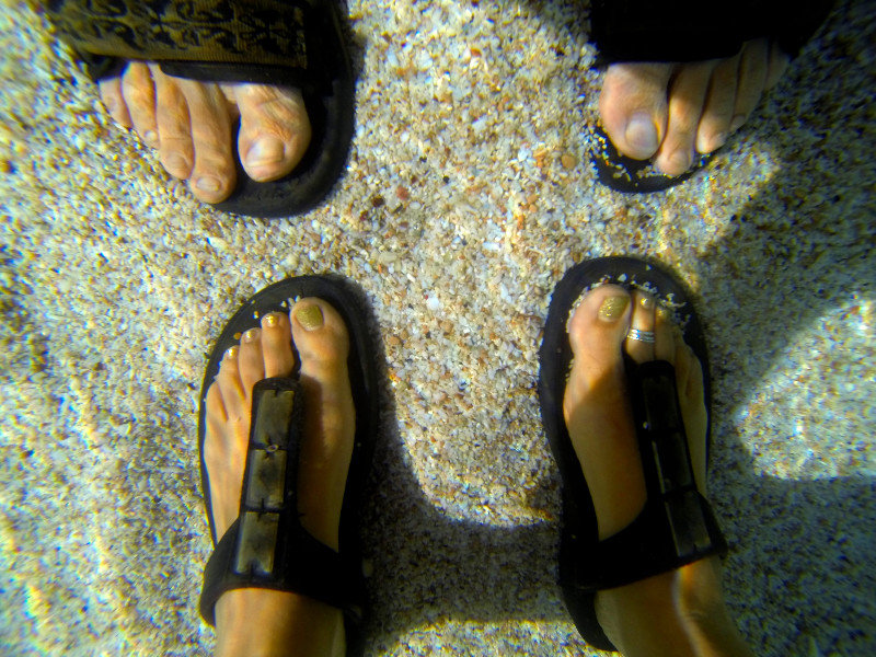 Wet feet