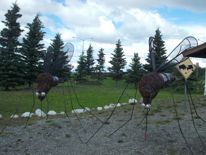 Giant Mosquitoes Sculpture