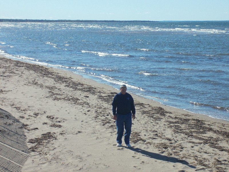 Jim at Cap-Pele Beach