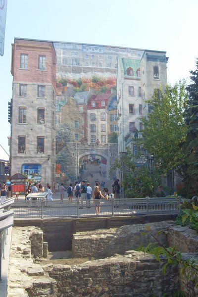 Mural in Quebec City